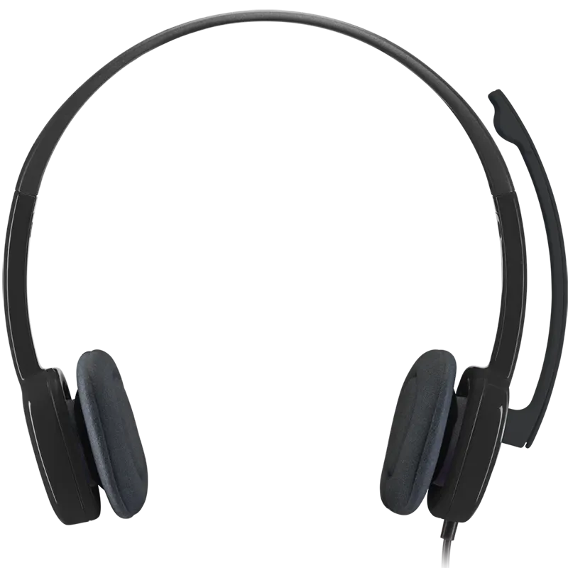 H151 Logitech H151 Stereo Headset | In-Line Volume Controls | Noise ...