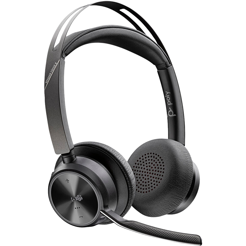 Poly Voyager Focus UC B825-M | Wireless Bluetooth Stereo Headset ...