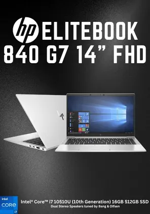 HP EliteBook 840 G7 i7 10th Gen 16GB 512GB SSD 14''